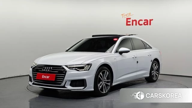 Audi A6 (C8) 2020 Белый из Кореи