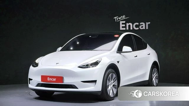 Tesla Model Y 2023 Белый из Кореи