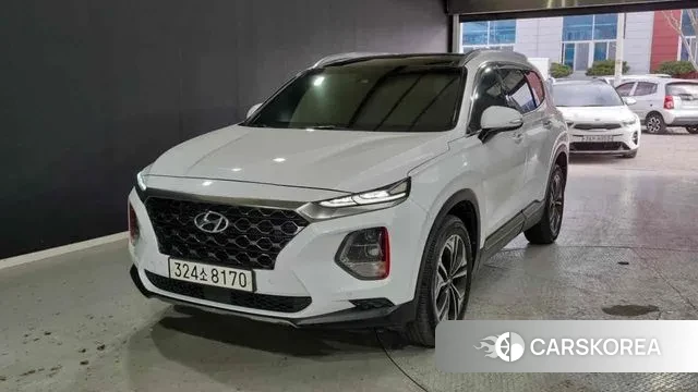 Hyundai Santa Fe TM 2018 Белый из Кореи