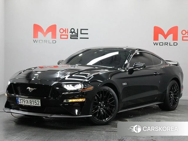 Ford Mustang 2022 Черный из Кореи