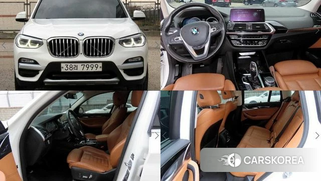 BMW X3 (G01) 2018 Белый из Кореи
