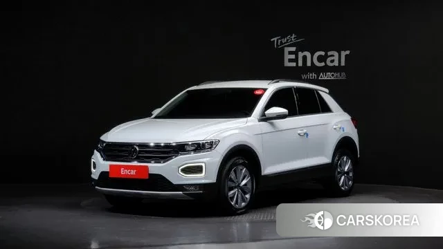 Volkswagen T-Roc 2021 Белый из Кореи