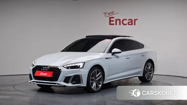 Audi A5 (F5) 2021 Белый из Кореи