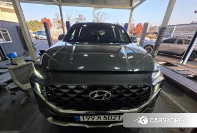 Hyundai The New Santa Fe 2021 Синий нефрит из Кореи