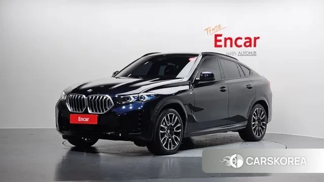BMW X6 (G06) 2024 Черный из Кореи