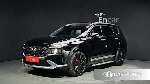 Hyundai The New Santa Fe 2021 Черный из Кореи