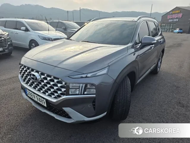 Hyundai The New Santa Fe 2021 Серый из Кореи