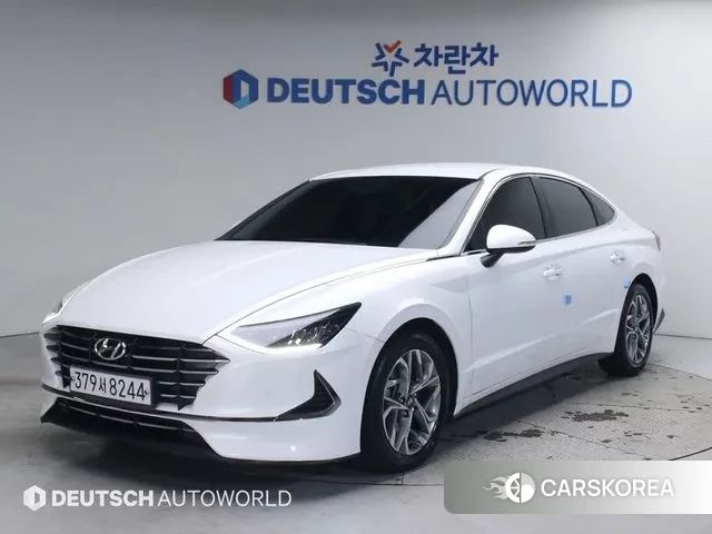 Hyundai Sonata (DN8) 2019 Белый из Кореи