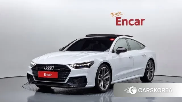 Audi A7 (4K) 2021 Белый из Кореи