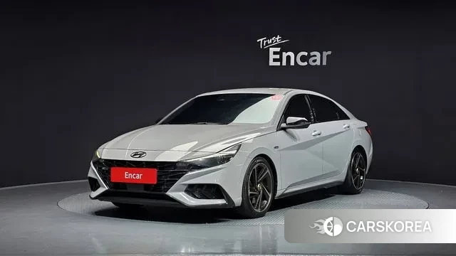 Hyundai Avante (CN7) 2022 Серебряный из Кореи