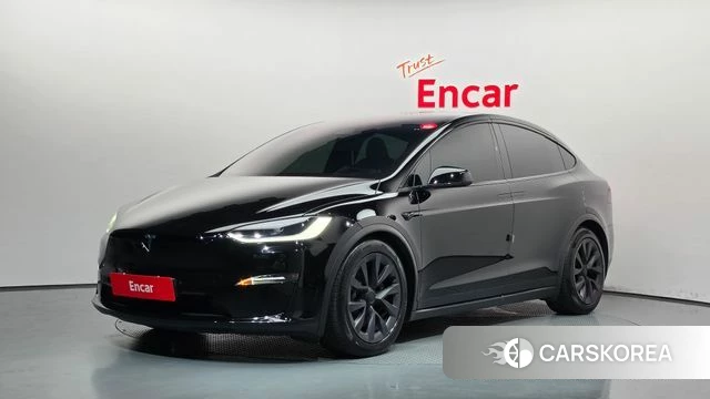 Tesla Model X 2023 Черный из Кореи