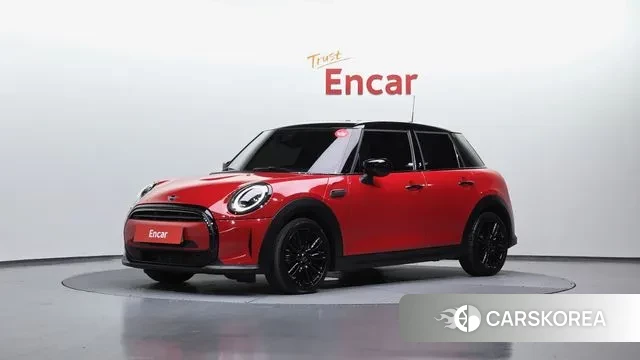 Mini Cooper 2021 Красный из Кореи