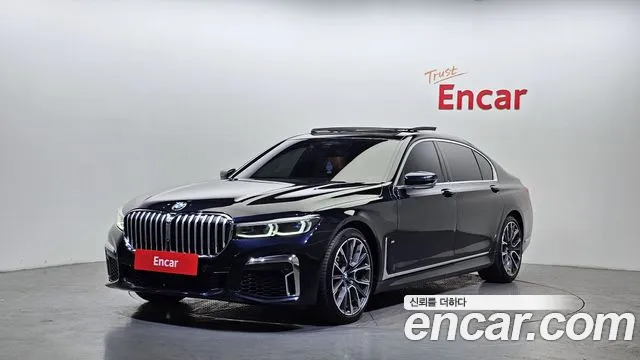 BMW 7 Series (G11) 2021 Синий из Кореи