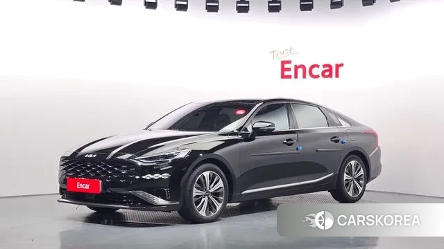 Kia K8 Hybrid 2021 Черный из Кореи