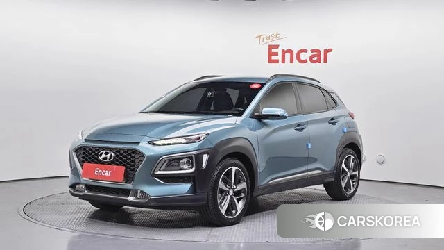 Hyundai Kona 2018 Небесно-голубой из Кореи