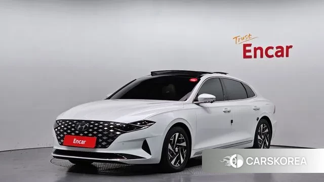 Hyundai The New Grandeur IG Hybrid 2021 Белый из Кореи