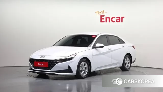 Hyundai Avante (CN7) 2020 Белый из Кореи