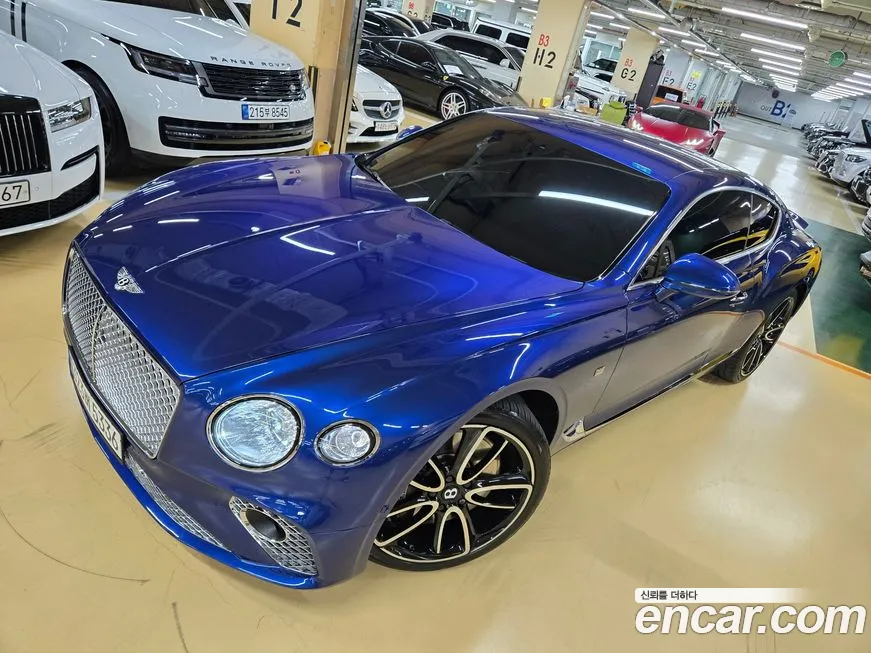 Bentley Continental GT 3rd Generation 2018 Синий из Кореи