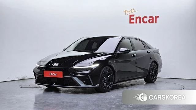 Hyundai The New Avante (CN7) 2025 Черный из Кореи