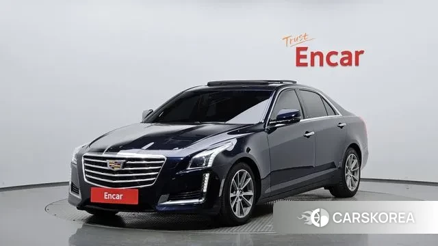 Cadillac CTS 3rd generation 2018 Синий из Кореи