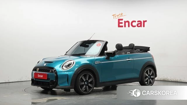 Mini Cooper S Convertible 2023 Небесно-голубой из Кореи