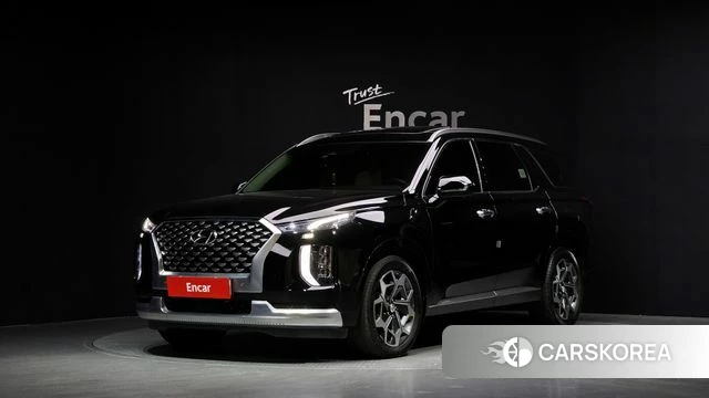 Hyundai Palisade 2021 Черный из Кореи