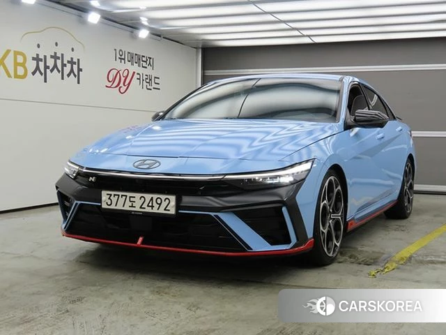 Hyundai The New Avante (CN7) 2023 Синий из Кореи