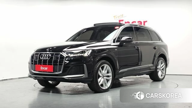 Audi Q7 (4M) 2023 Черный из Кореи