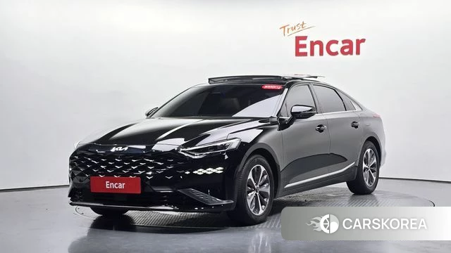 Kia K8 Hybrid 2021 Черный из Кореи