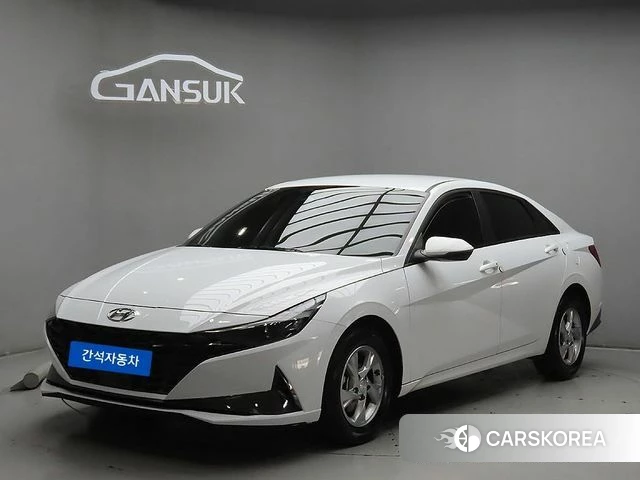Hyundai Avante (CN7) 2021 Белый из Кореи