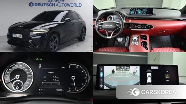 Genesis GV70 2021 Черный из Кореи