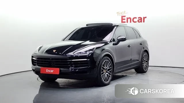 Porsche Cayenne (PO536) 2019 Черный из Кореи