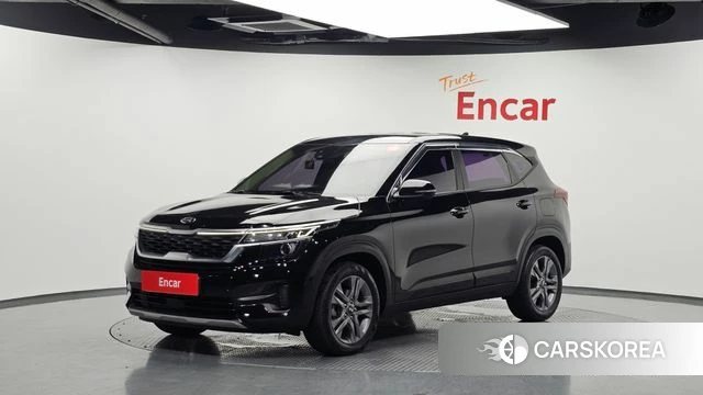 Kia Seltos 2019 Черный из Кореи