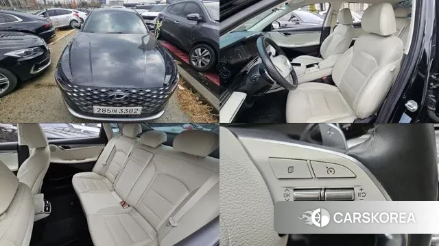 Hyundai The New Grandeur IG Hybrid 2021 Черный из Кореи