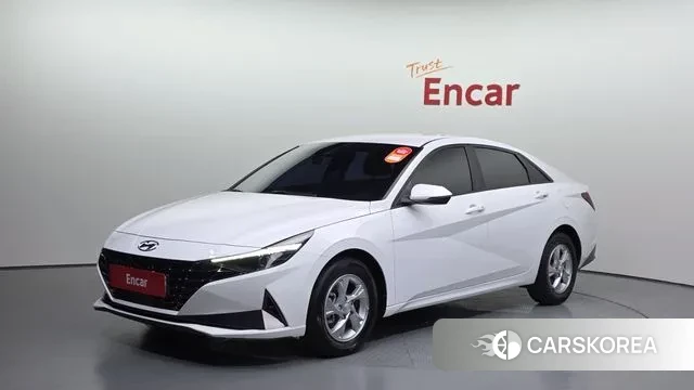 Hyundai Avante (CN7) 2020 Белый из Кореи