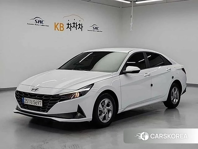 Hyundai Avante (CN7) 2022 Белый из Кореи