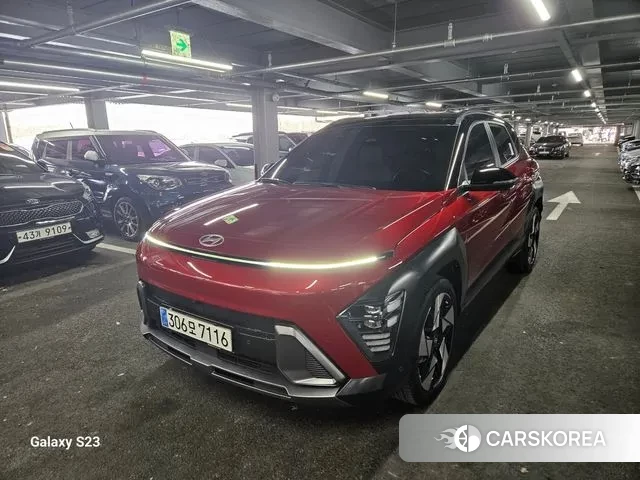 Hyundai Kona (SX2) 2023 Красный из Кореи