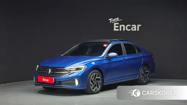 Volkswagen 7th Generation of Jetta 2022 Синий из Кореи