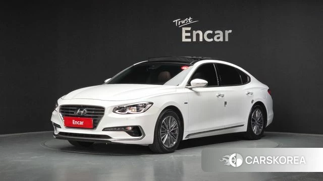 Hyundai Grandeur IG Hybrid 2019 Белый из Кореи