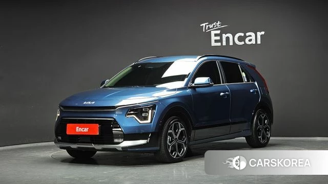 Kia Di Ol Nu Niro 2022 Синий из Кореи