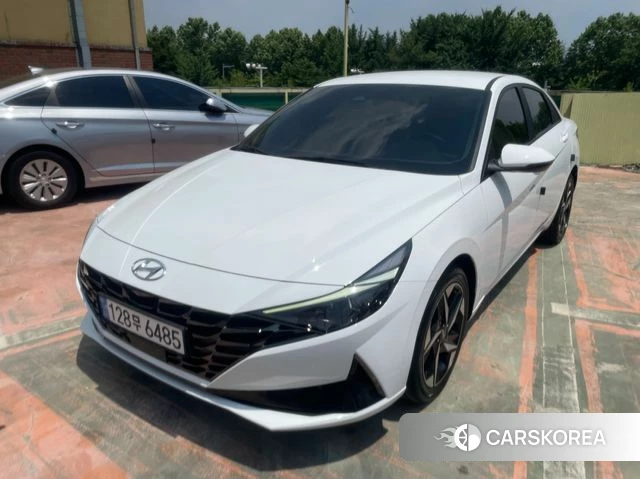 Hyundai Avante (CN7) 2020 Белый из Кореи
