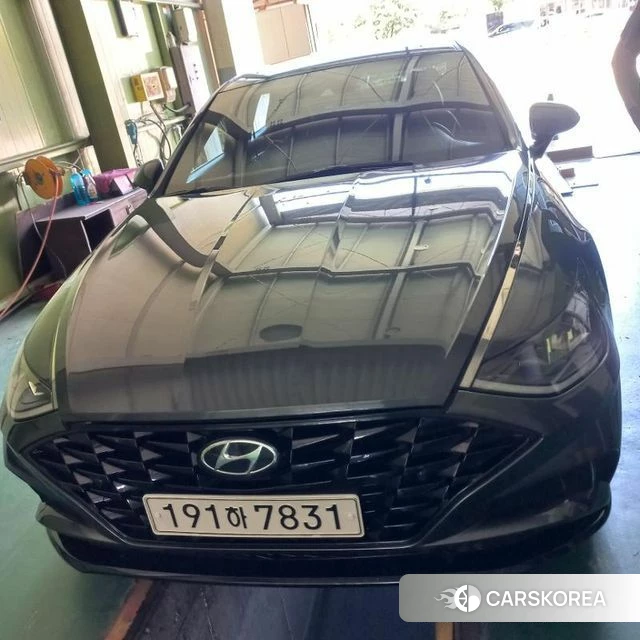 Hyundai Sonata (DN8) 2022 Серебристо-серый из Кореи