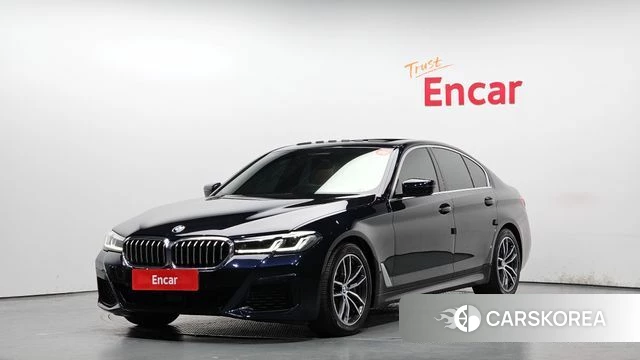 BMW 5 Series (G30) 2021 Черный из Кореи