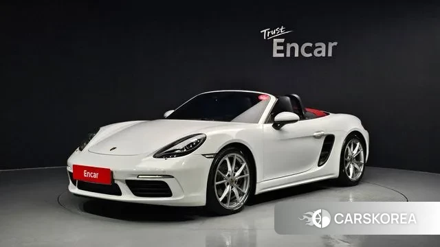 Porsche 718 Boxster 2018 Белый из Кореи