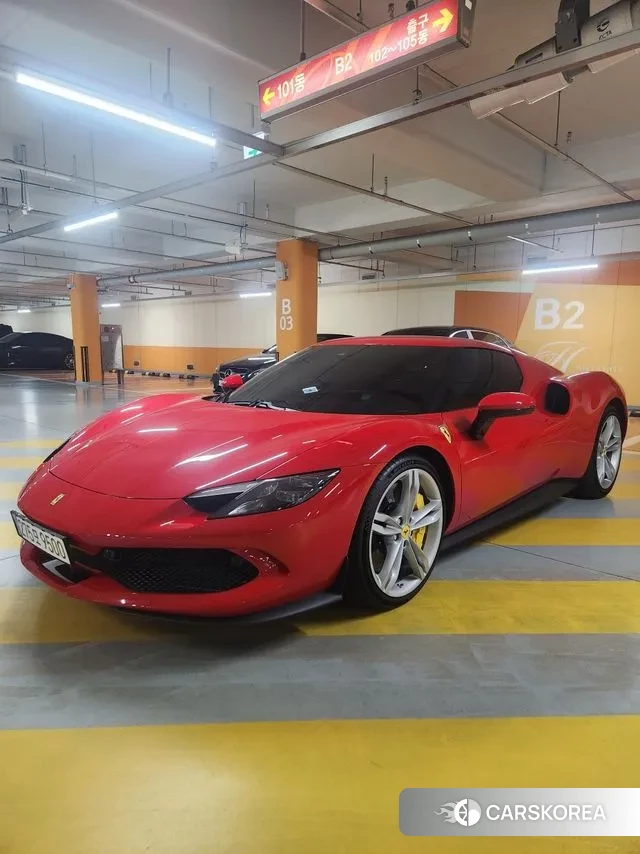 Ferrari 296 GTB 2024 Красный из Кореи