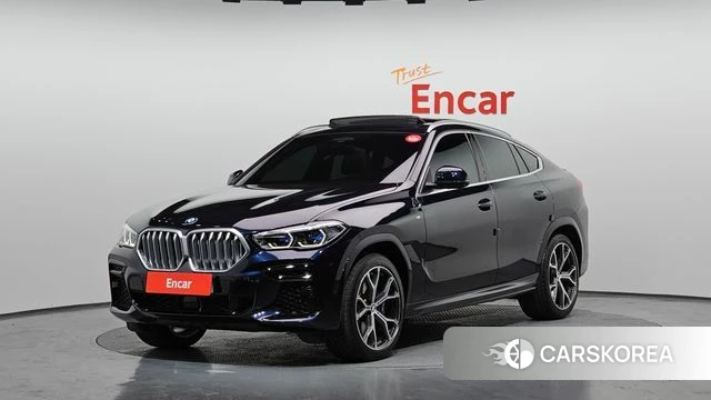 BMW X6 (G06) 2022 Черный из Кореи