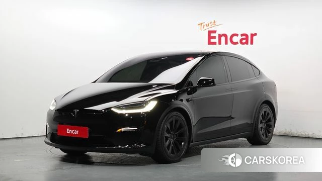 Tesla Model X 2023 Черный из Кореи