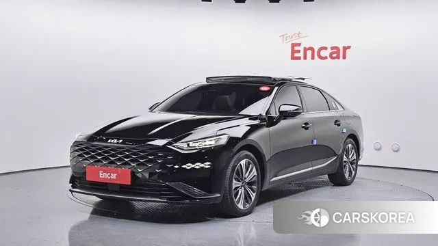 Kia K8 Hybrid 2021 Черный из Кореи
