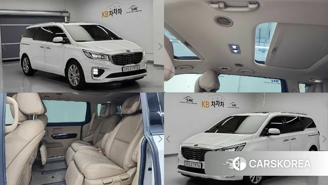 Kia The New Carnival 2019 Белый из Кореи