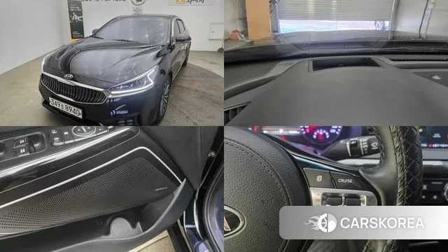 Kia All New K7 Hybrid 2018 Черный из Кореи